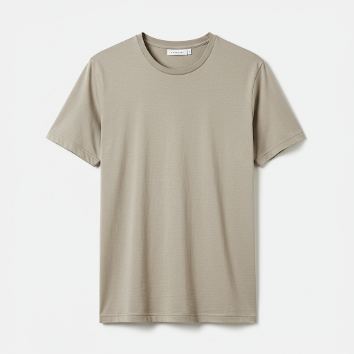 Essential Beige Cotton T-Shirt